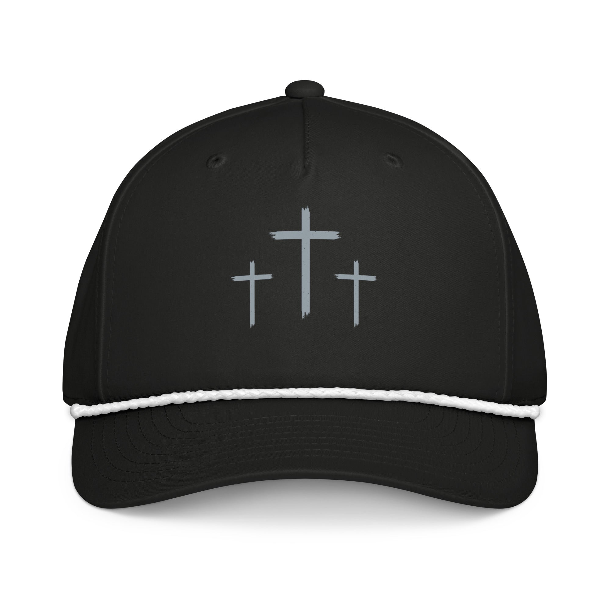 帽子 3 archade cross cap Classic Rope 3 Cross cap – I Walk With Christ